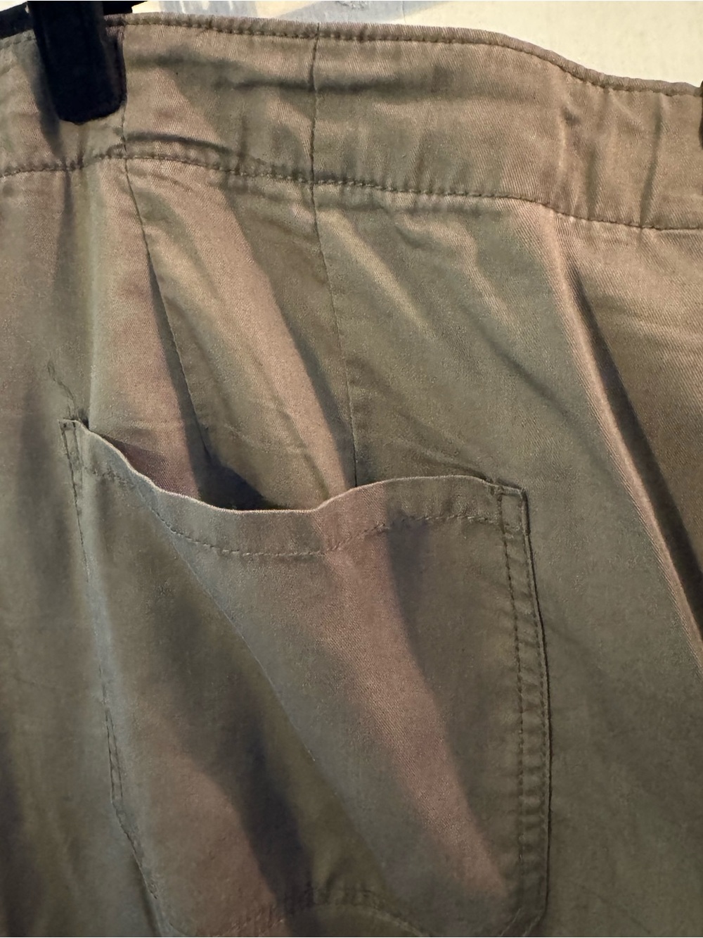 Lane Bryant Olive Green Wide Leg Pants - Picture 4 of 6